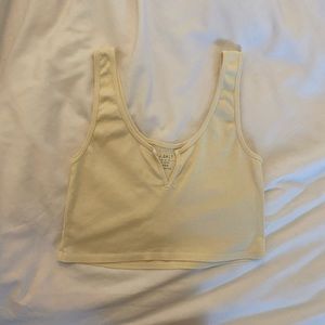 JOHN GALT Yellow Cropped Tank